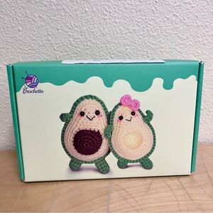 Crochetta Avocado Couple Crochet Kit Craft Gift